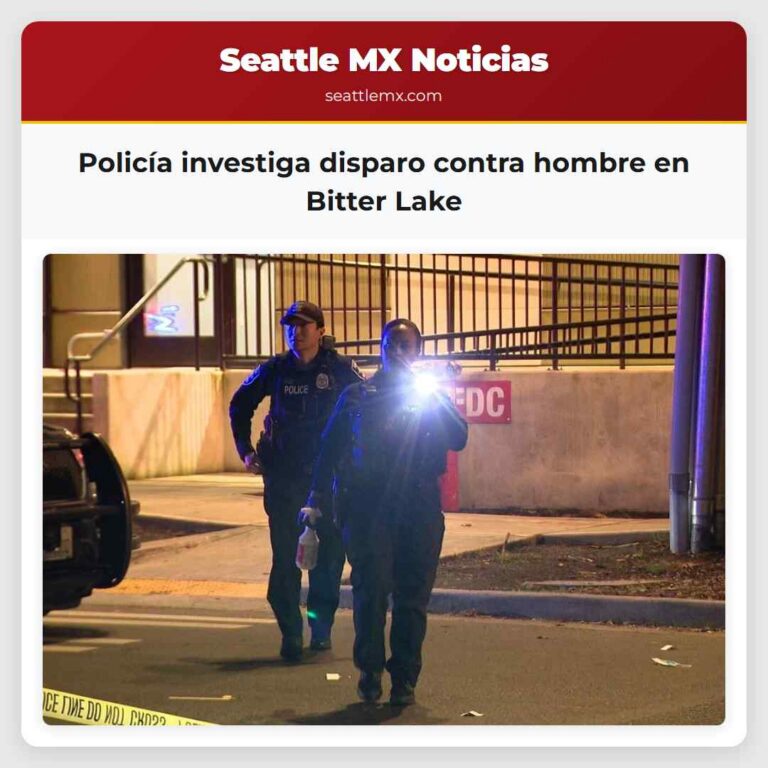Policía investiga disparo contra hombre en Bitter Lake
