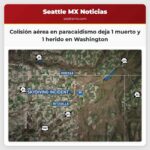 Colisión aérea en paracaidismo deja 1 muerto y 1 herido en Washington