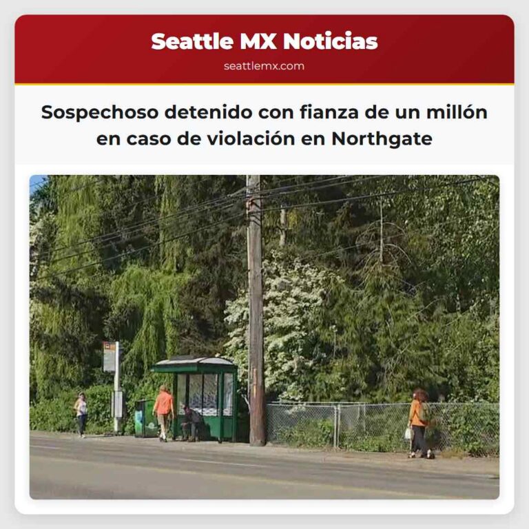 Sospechoso detenido con fianza de un millón en caso de violación en Northgate