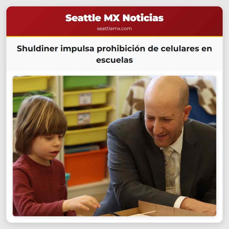 Shuldiner impulsa prohibición de celulares en escuelas