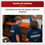 Voluntarios en Sea-Tac apoyan a jóvenes soldados