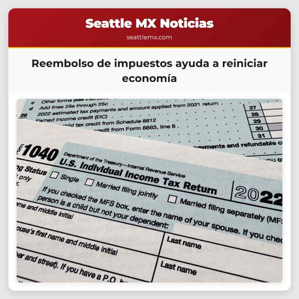 Reembolso de impuestos ayuda a reiniciar economía