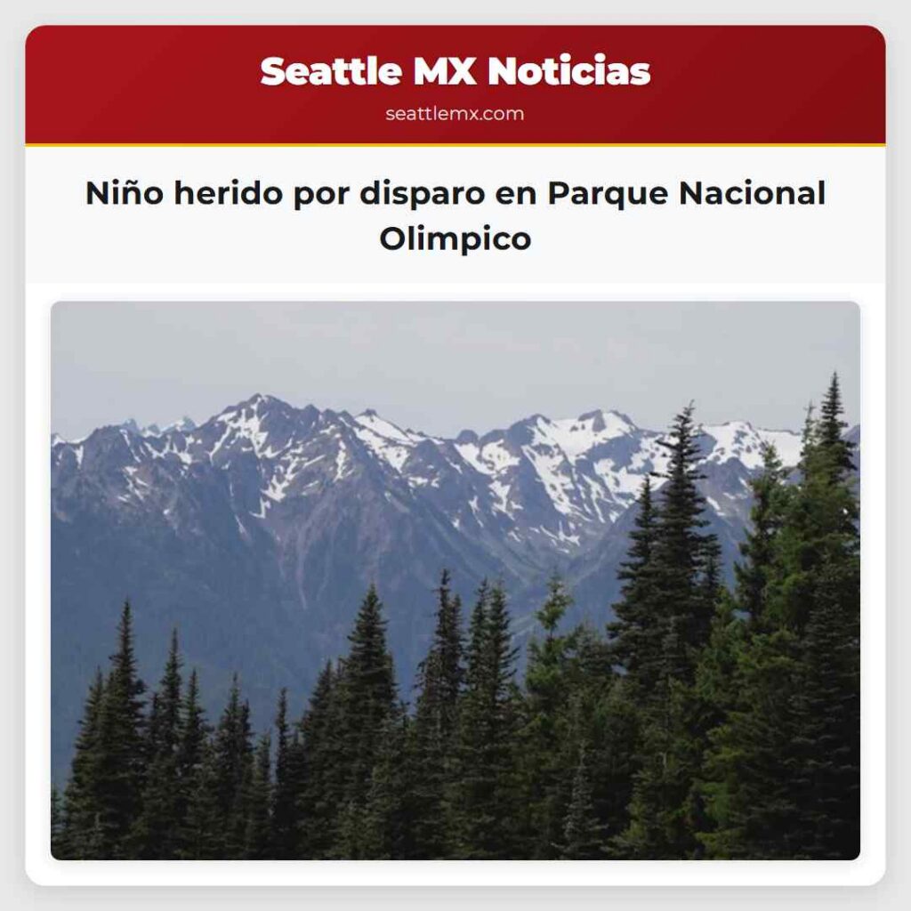 Niño herido por disparo en Parque Nacional