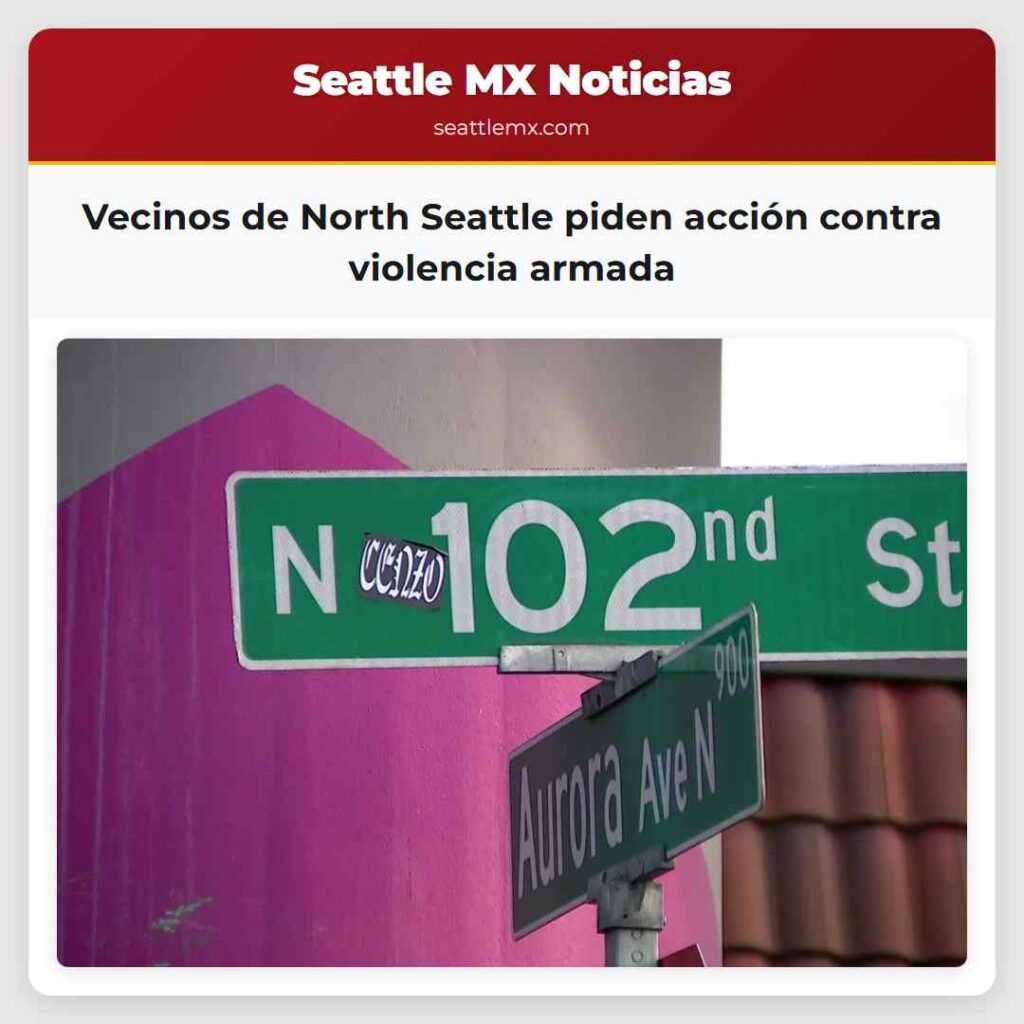 Vecinos de North Seattle piden acción contra