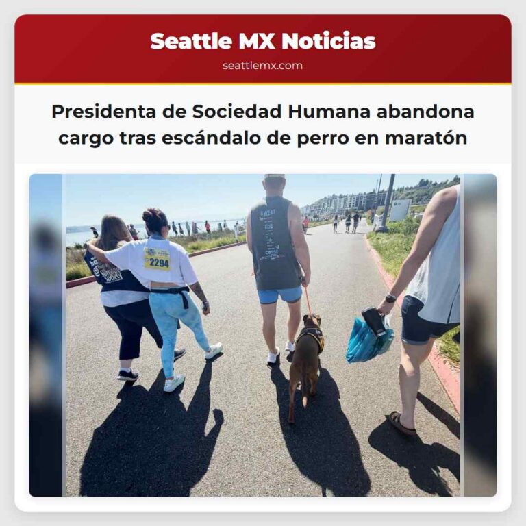 Presidenta de Sociedad Humana abandona cargo tras escándalo de perro en maratón