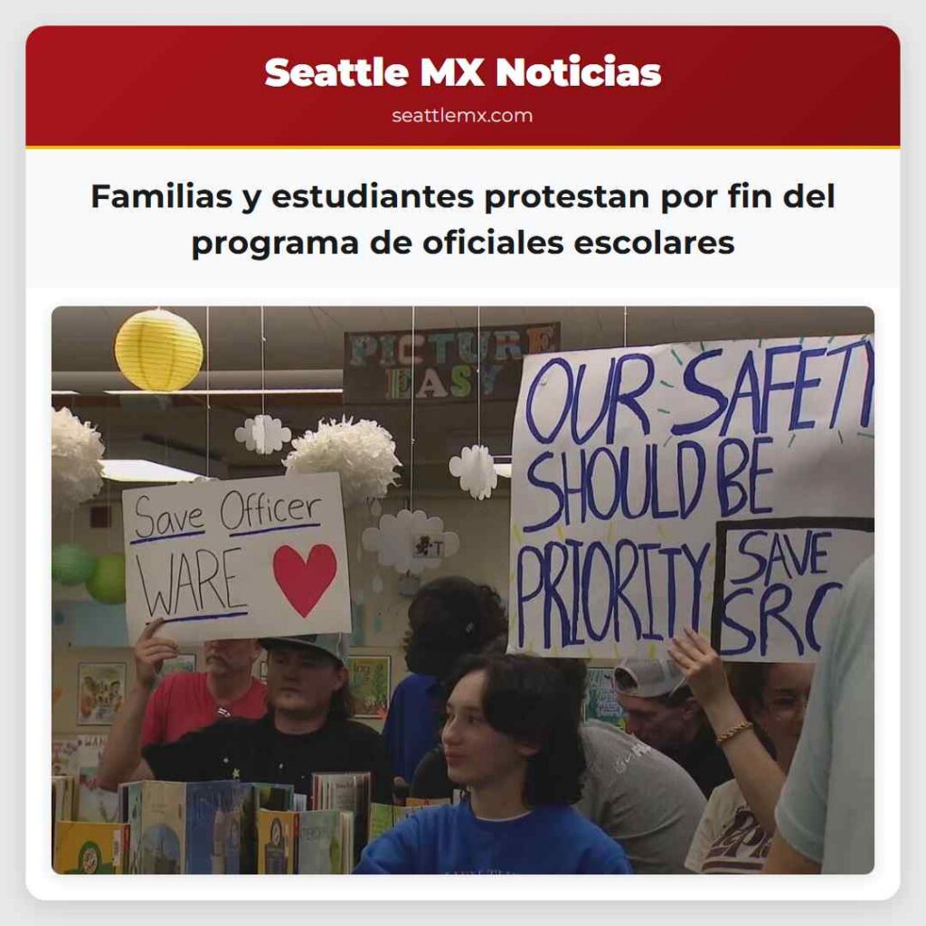 Familias y estudiantes protestan por fin del