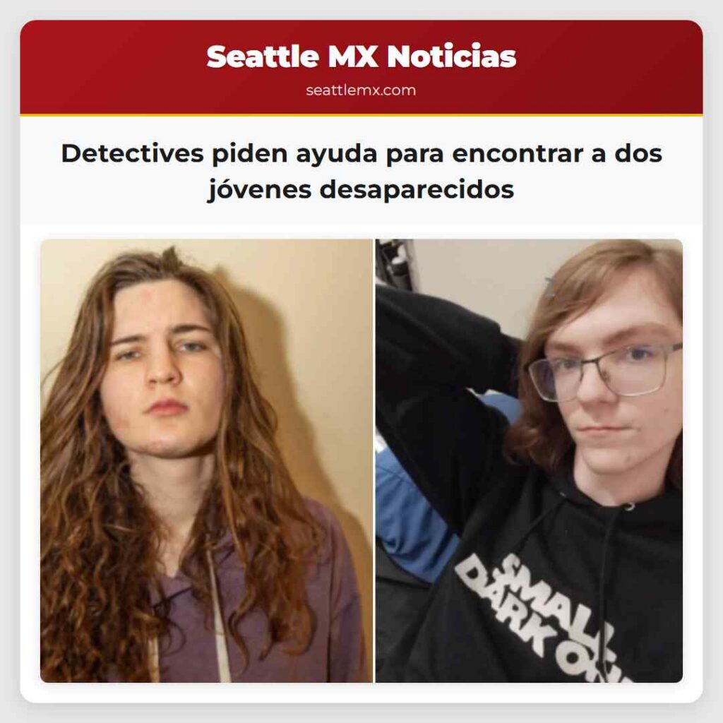 Detectives piden ayuda para encontrar a dos