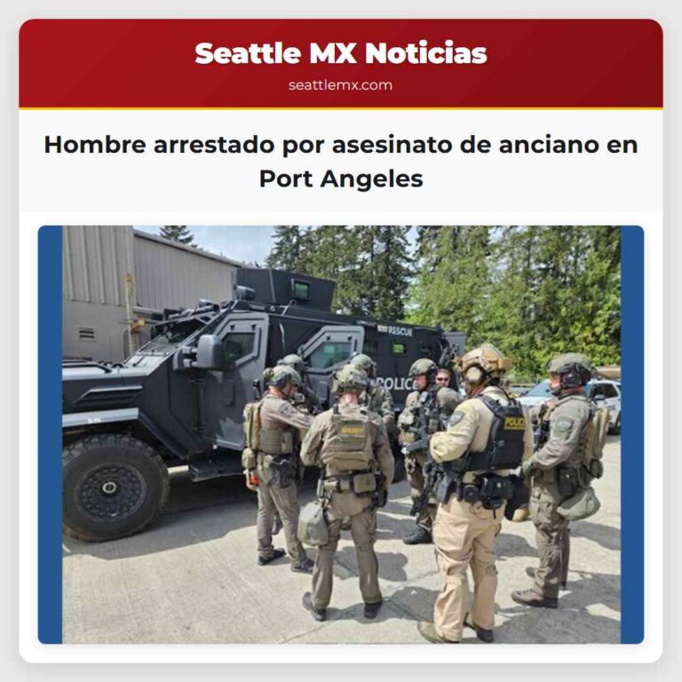 Hombre arrestado por asesinato de anciano en Port Angeles