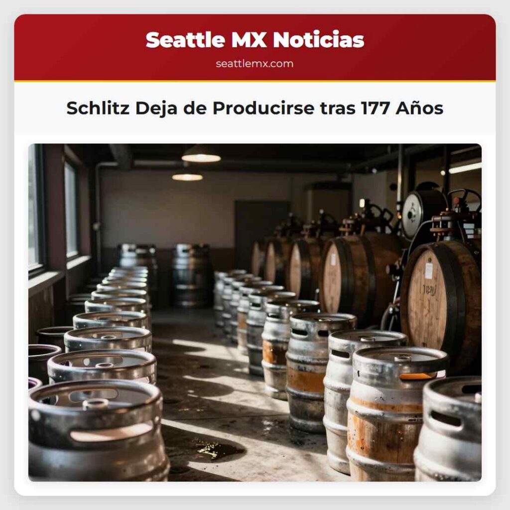 Schlitz Deja de Producirse tras 177 Años