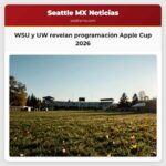 WSU y UW revelan programación Apple Cup 2026