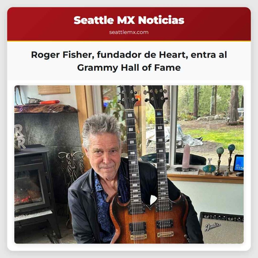 Roger Fisher, fundador de Heart, entra al Grammy