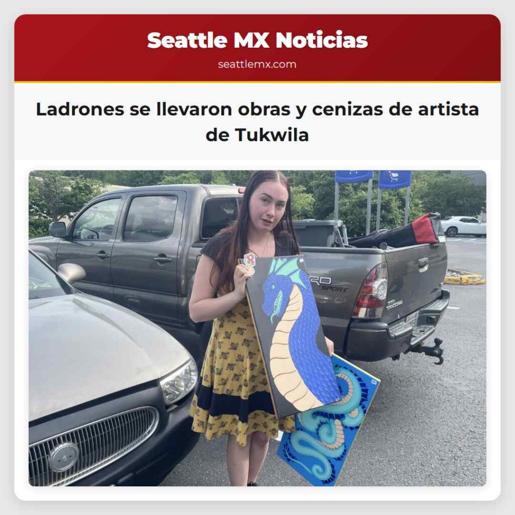 Ladrones se llevaron obras y cenizas de artista