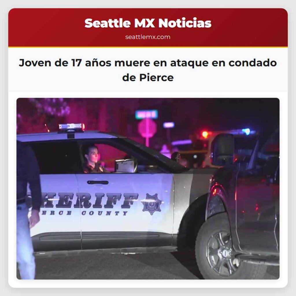 Joven de 17 años muere en ataque en condado de