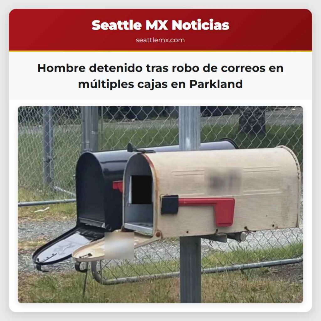 Hombre detenido tras robo de correos en múltiples