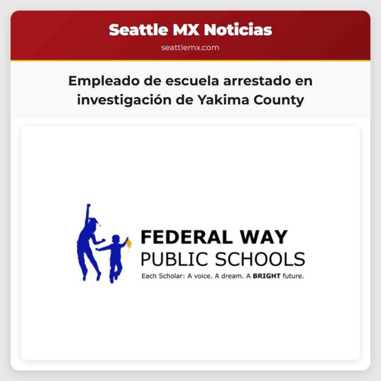 Empleado de escuela arrestado en investigación de Yakima County