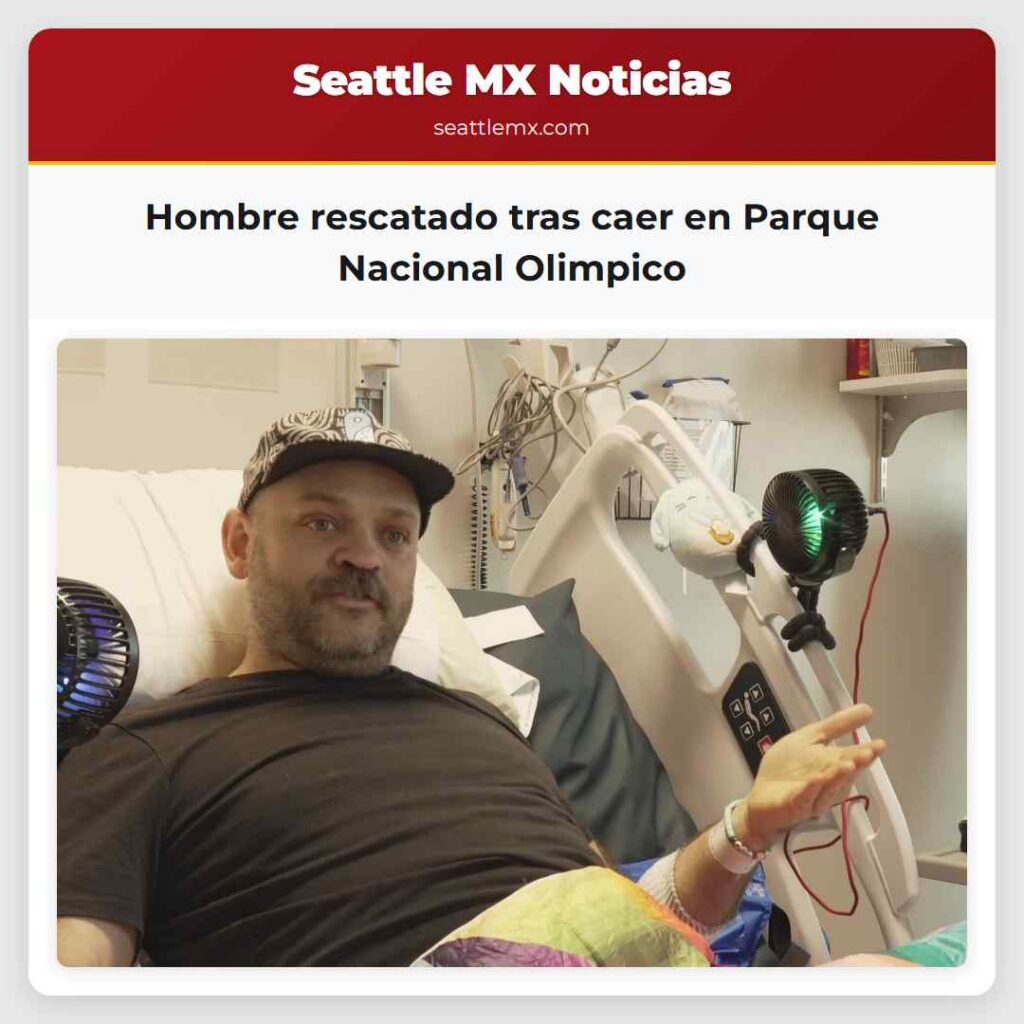 Hombre rescatado tras caer en Parque Nacional