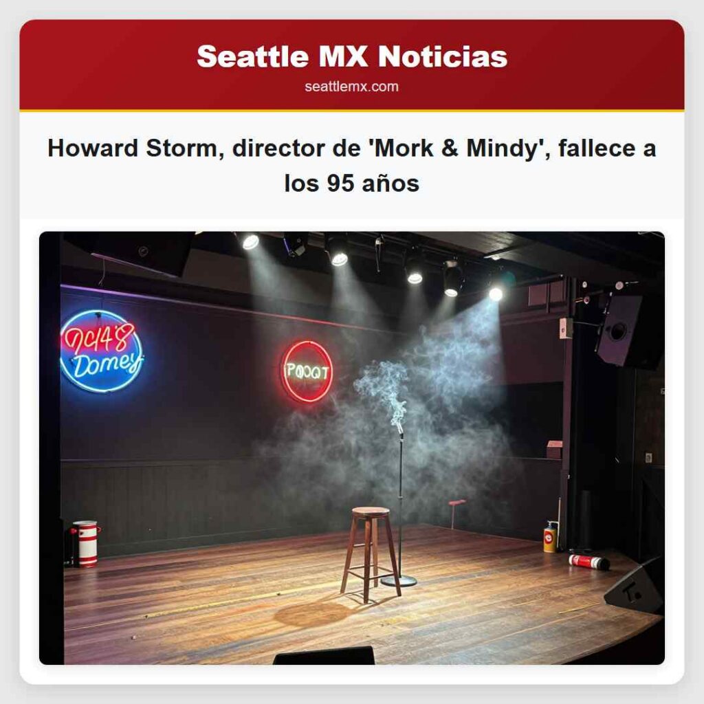 Noticias De Seattle 3 Howard Storm, director de 'Mork & Mindy', fallece