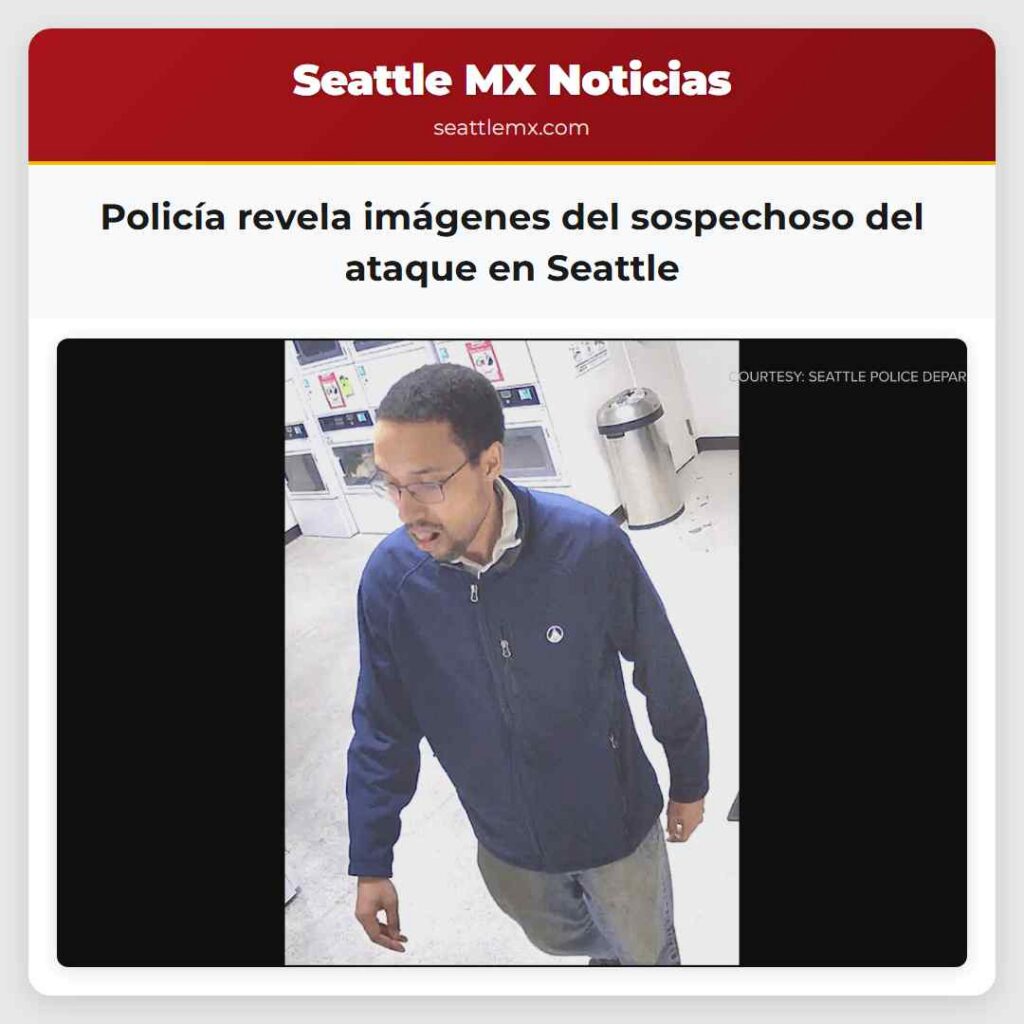 Policía revela imágenes del sospechoso del ataque