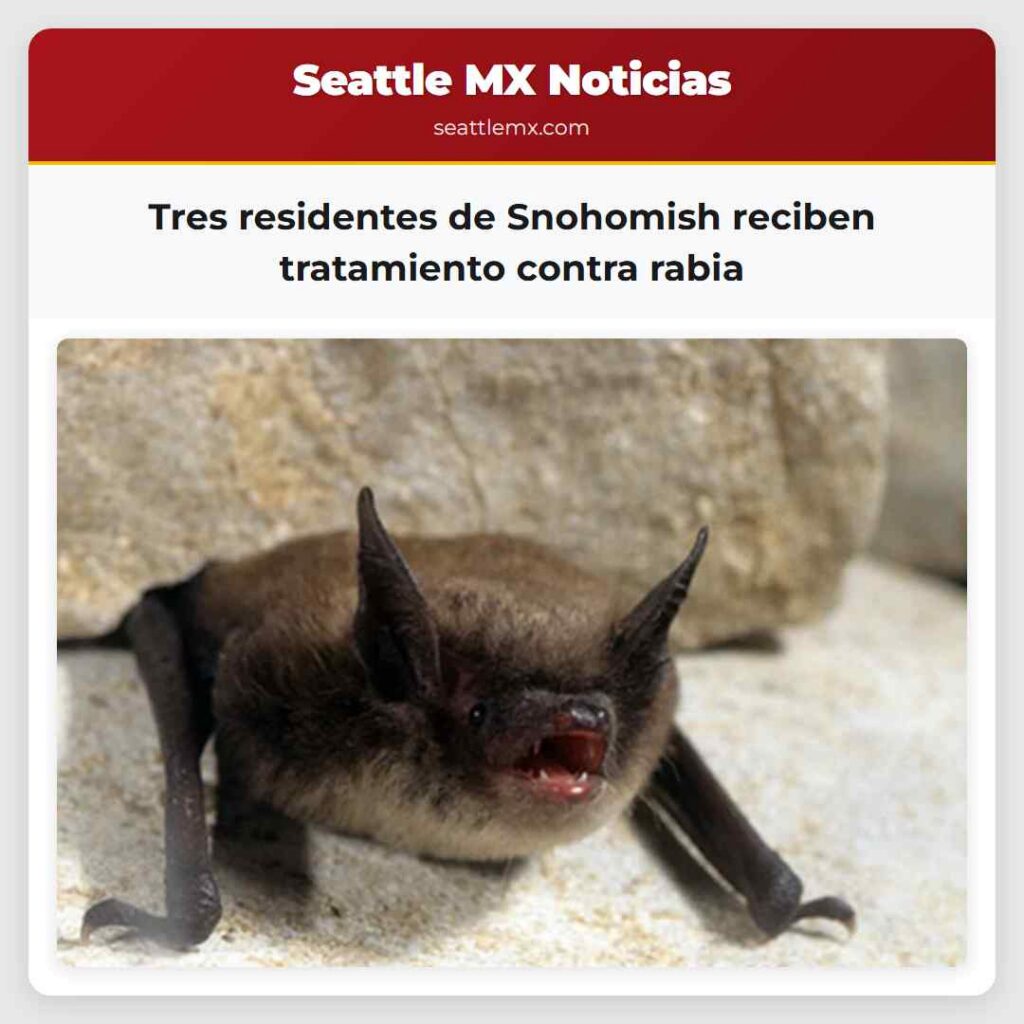 Tres residentes de Snohomish reciben tratamiento
