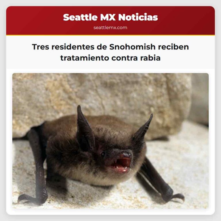 Tres residentes de Snohomish reciben tratamiento contra rabia