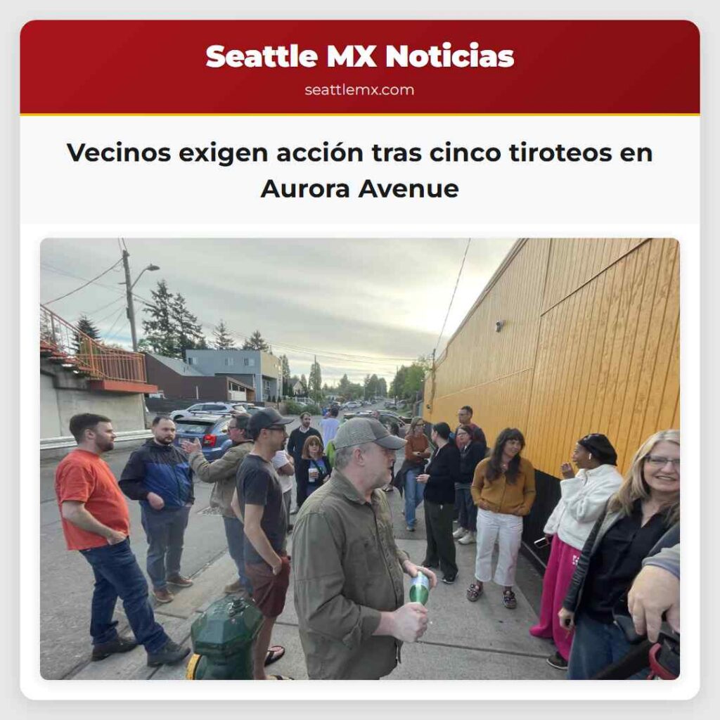 Vecinos exigen acción tras cinco tiroteos en