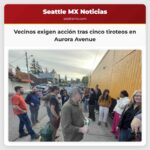 Vecinos exigen acción tras cinco tiroteos en Aurora Avenue