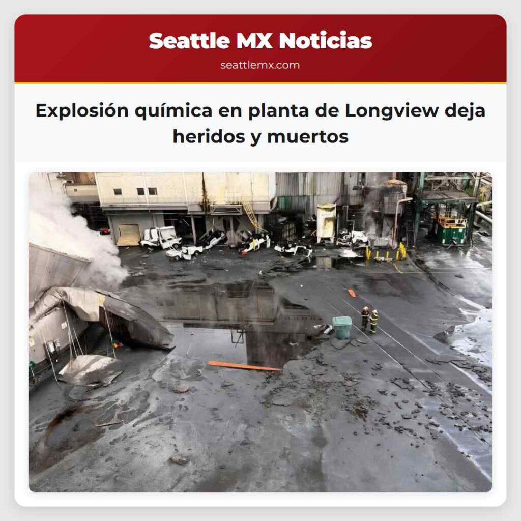 Explosión química en planta de Longview deja