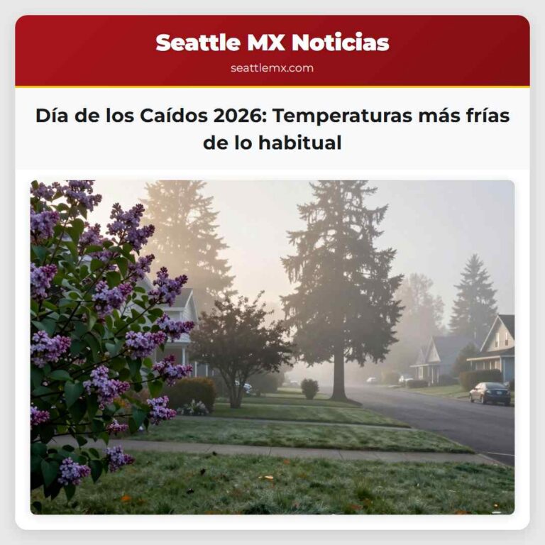 Día de los Caídos 2026 Temperaturas más frías de lo habitual