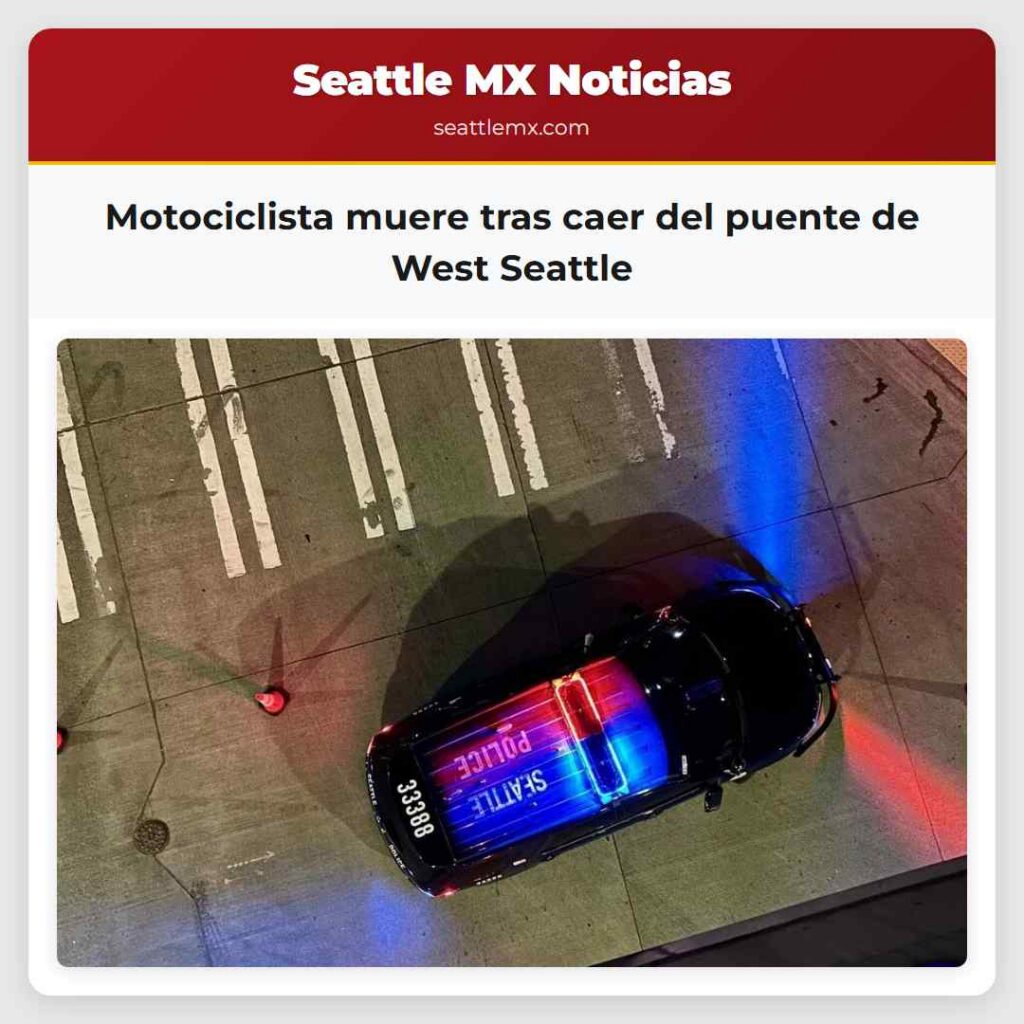 Motociclista muere tras caer del puente de West