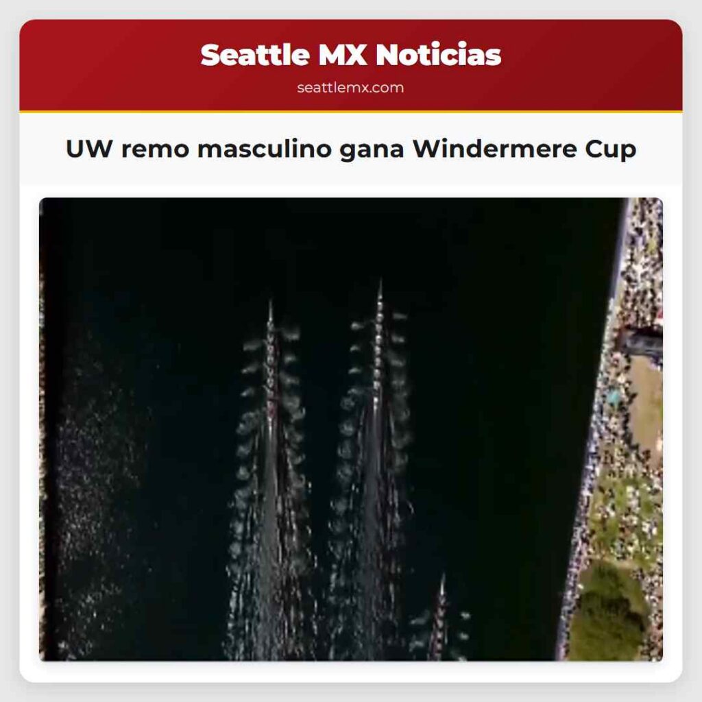 UW remo masculino gana Windermere Cup