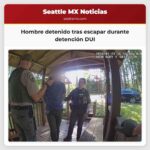 Hombre detenido tras escapar durante detención DUI