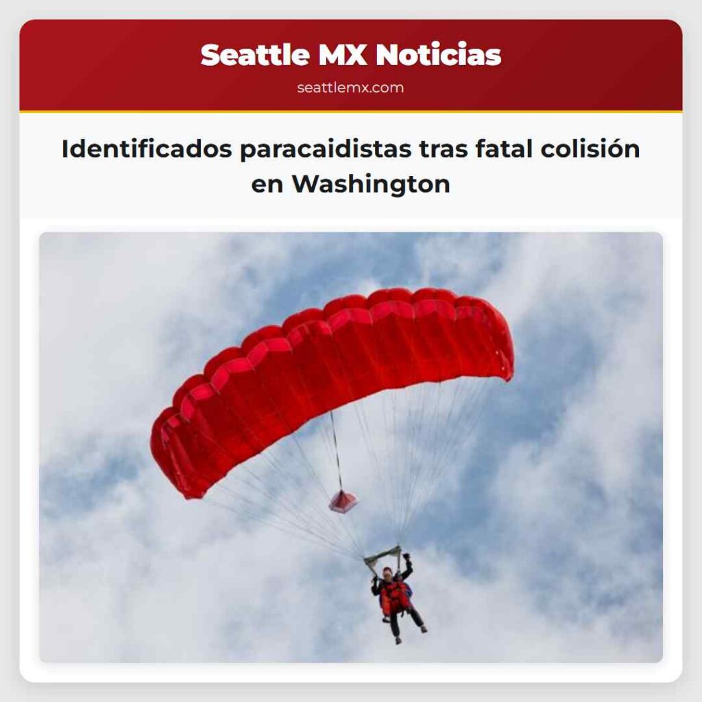 Identificados paracaidistas tras fatal colisión
