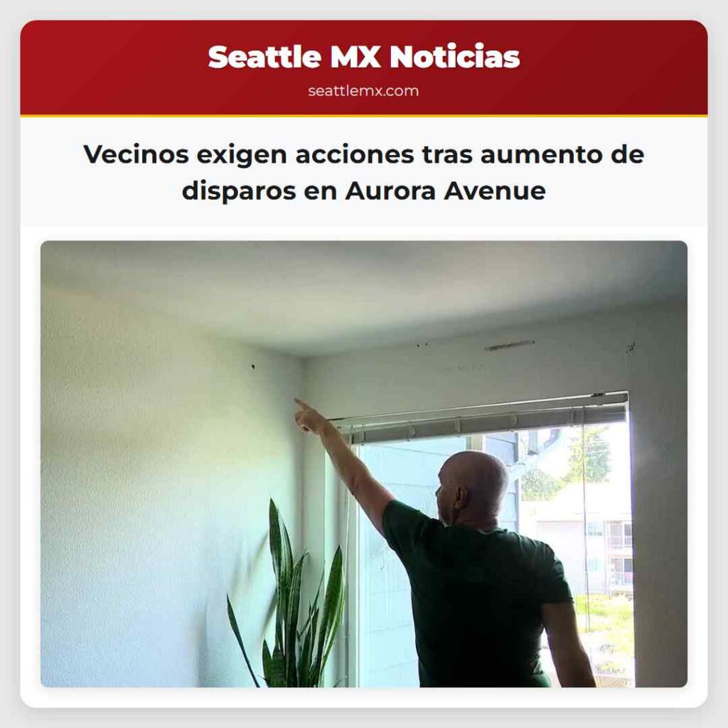Noticias De Seattle 2 Vecinos exigen acciones tras aumento de disparos
