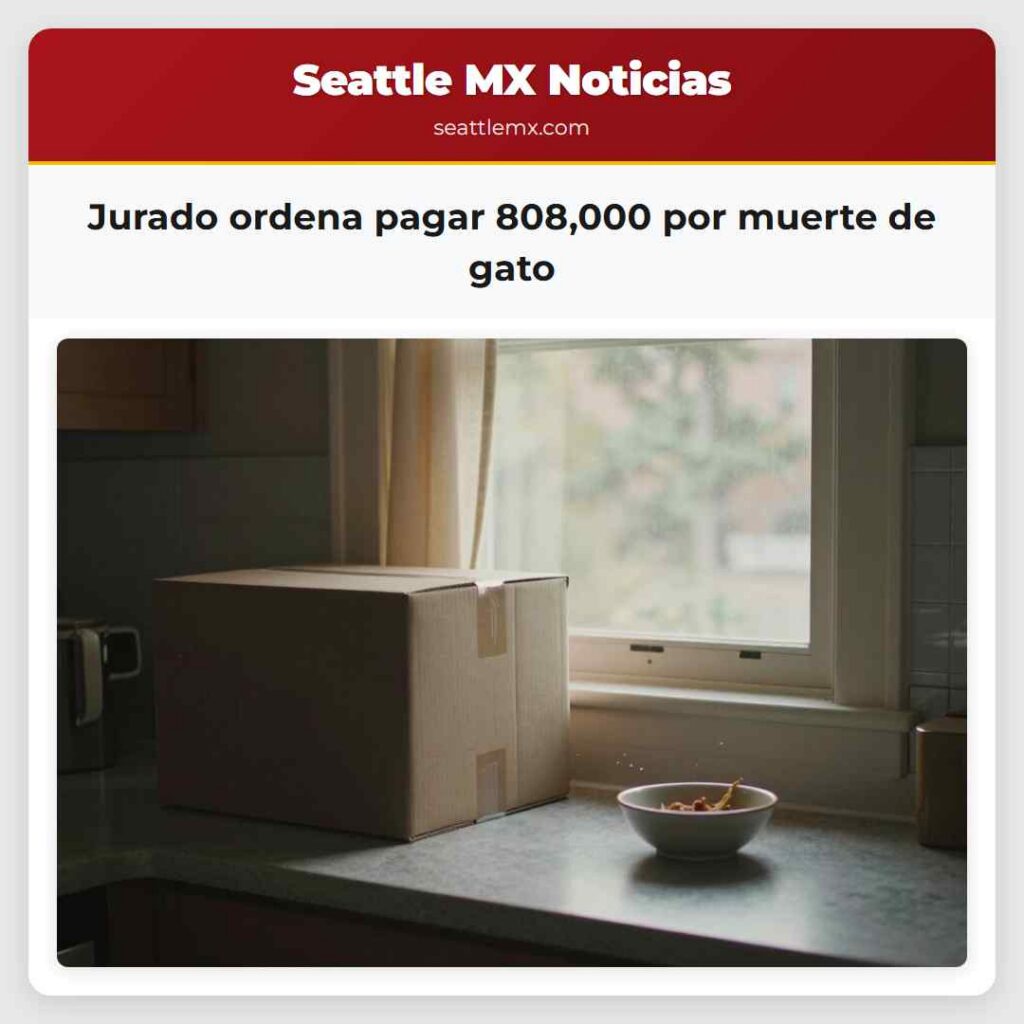 Jurado ordena pagar 808,000 por muerte de gato