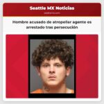 Hombre acusado de atropellar agente es arrestado tras persecución