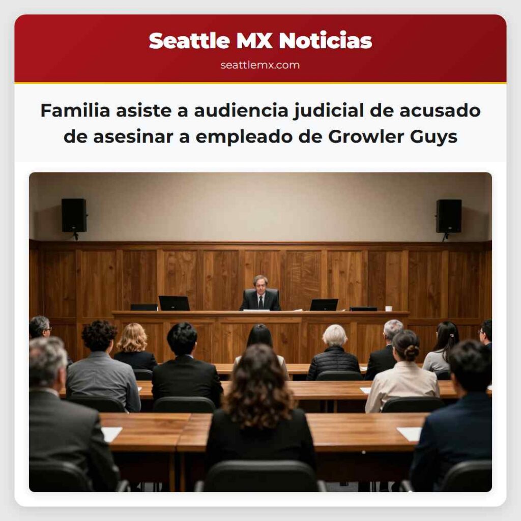 Familia asiste a audiencia judicial de acusado de