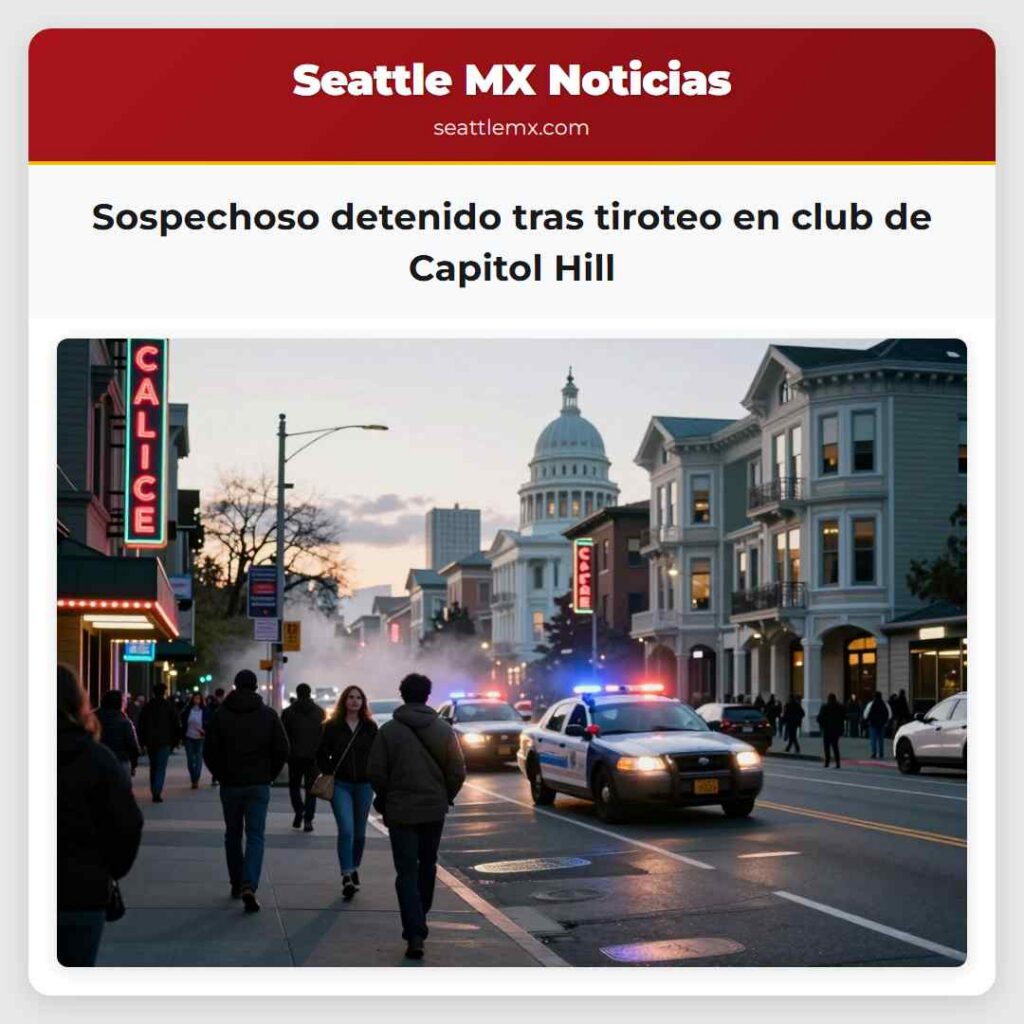 Sospechoso detenido tras tiroteo en club de