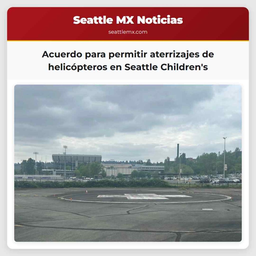 Acuerdo para permitir aterrizajes de helicópteros