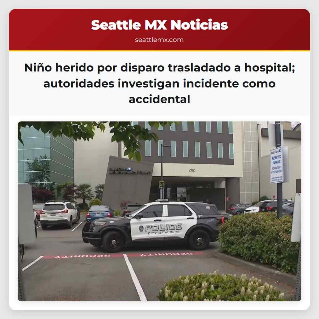 Niño herido por disparo trasladado a hospital;