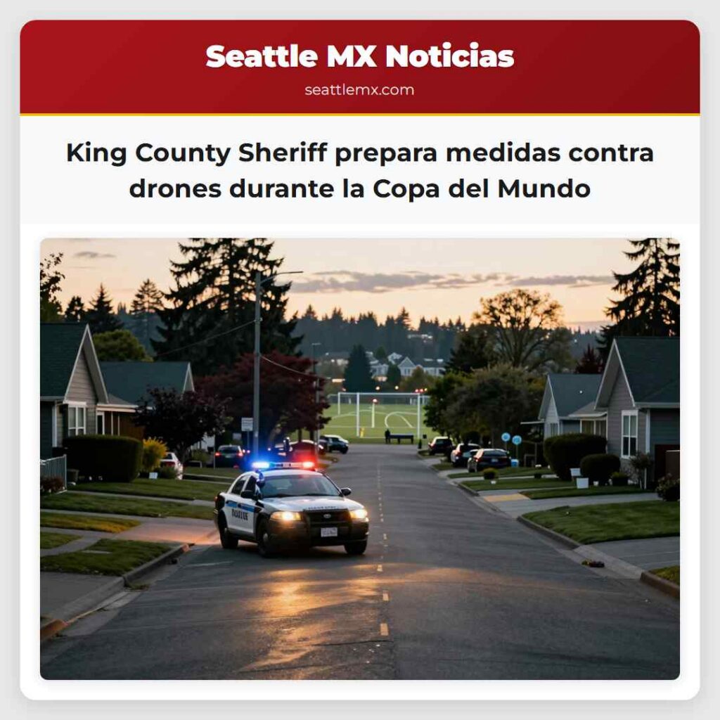 King County Sheriff prepara medidas contra drones