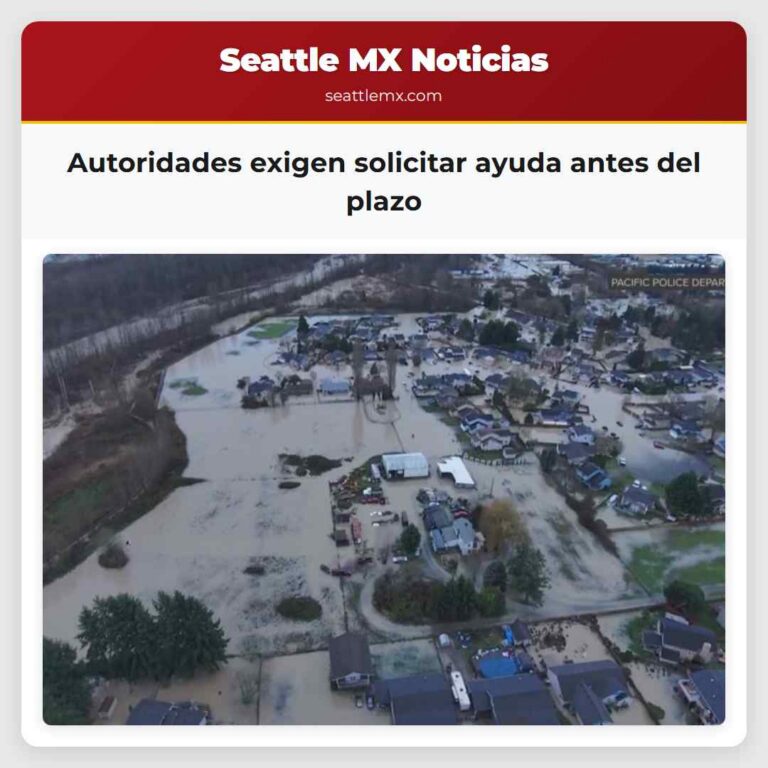 Autoridades exigen solicitar ayuda antes del plazo