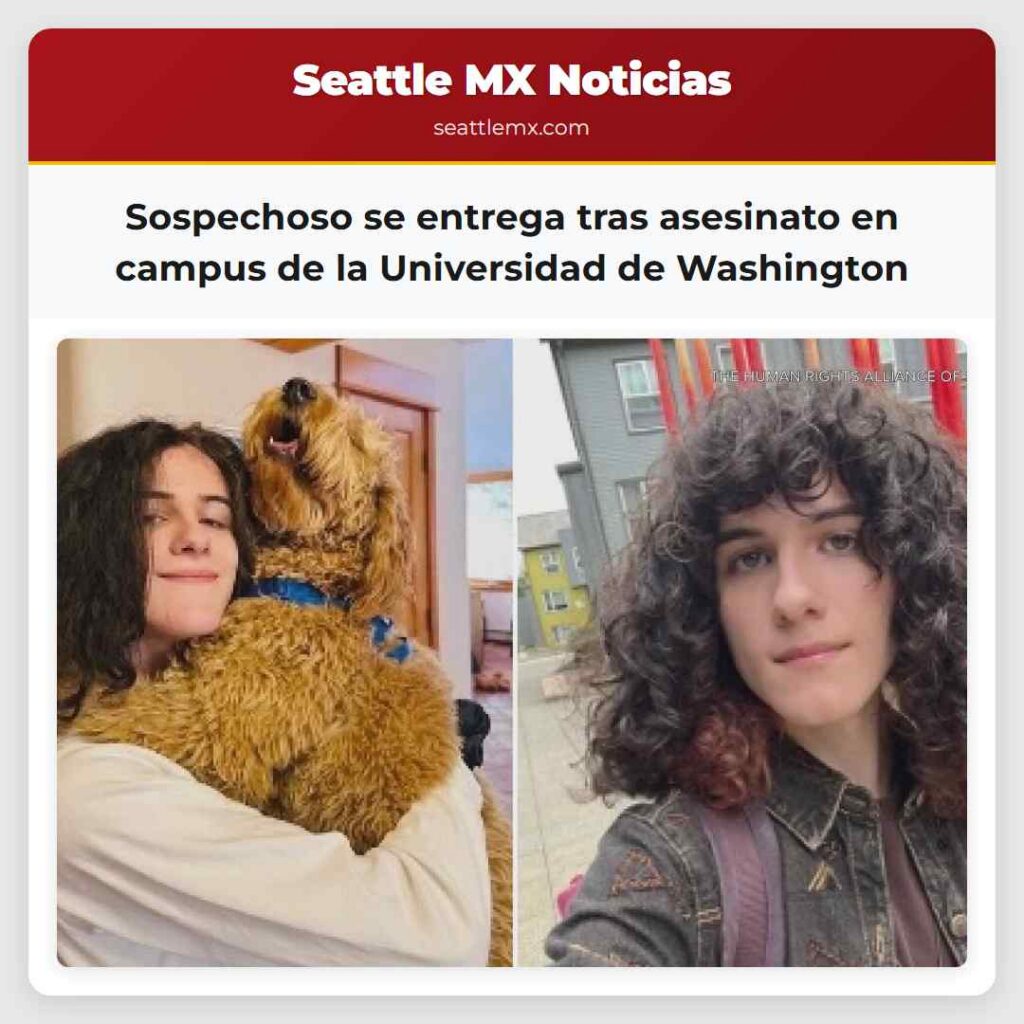 Sospechoso se entrega tras asesinato en campus de