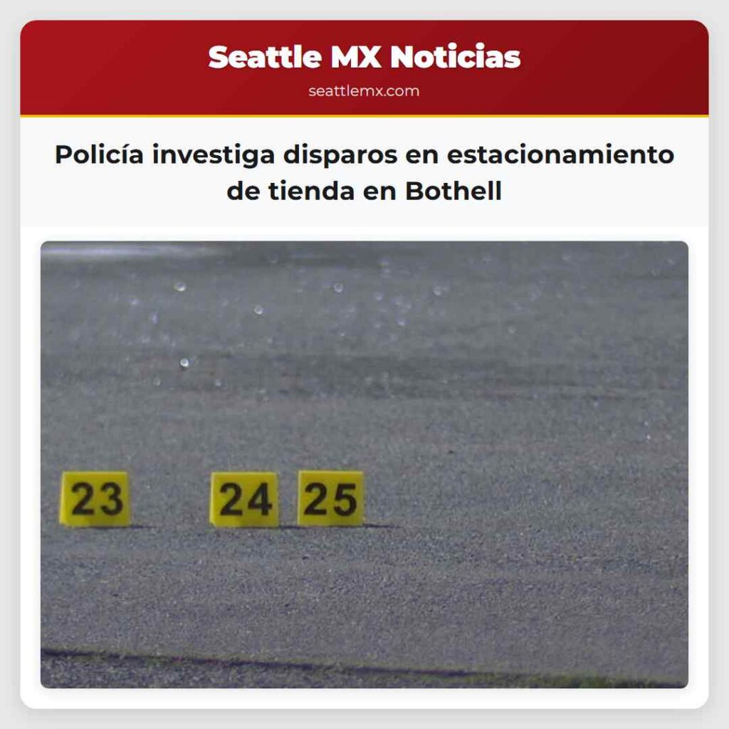 Policía investiga disparos en estacionamiento de