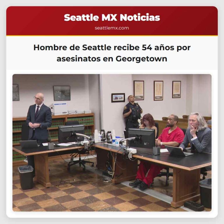 Hombre de Seattle recibe 54 años por asesinatos en Georgetown
