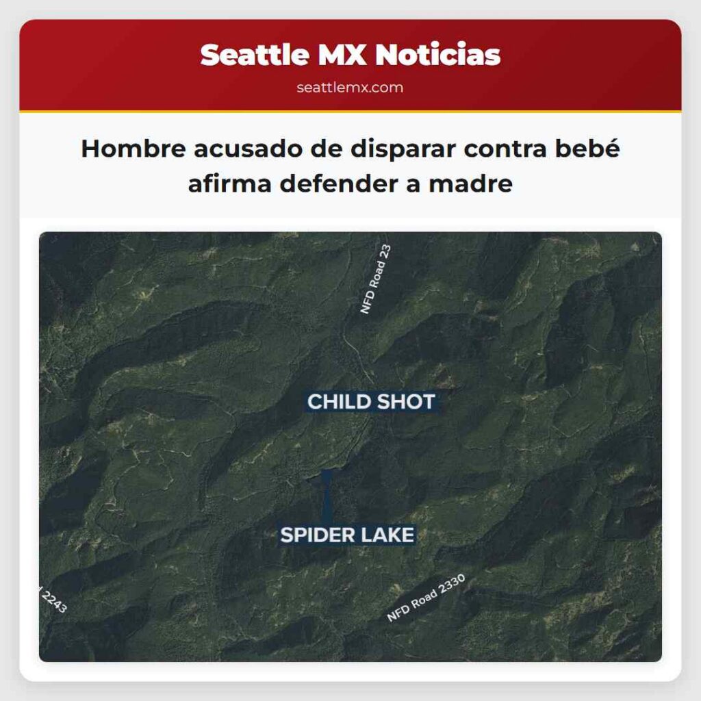 Hombre acusado de disparar contra bebé afirma