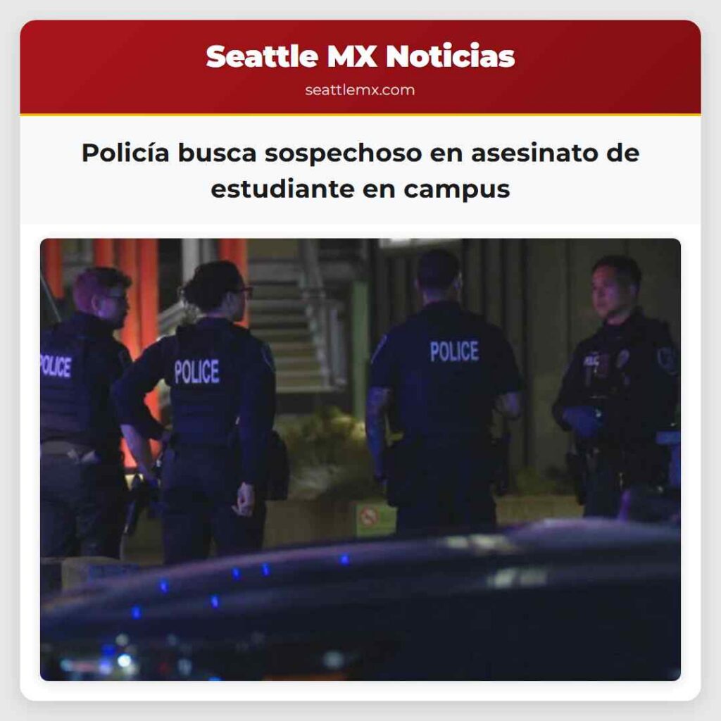 Policía busca sospechoso en asesinato de
