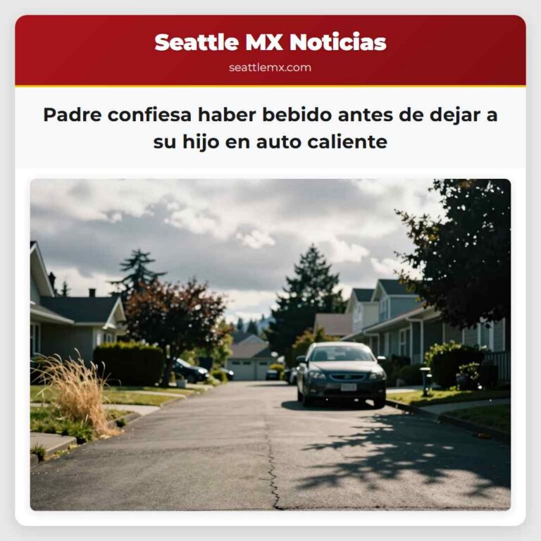 Padre confiesa haber bebido antes de dejar a su hijo en auto caliente