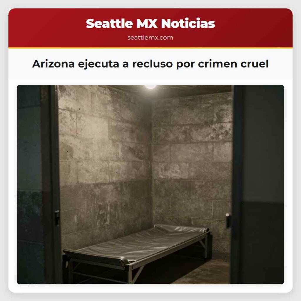 Arizona ejecuta a recluso por crimen cruel
