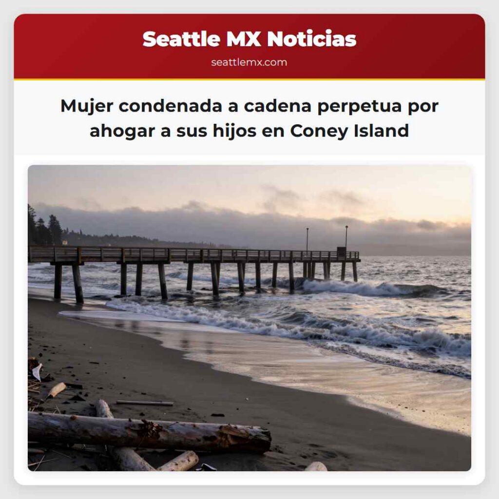 Mujer condenada a cadena perpetua por ahogar a