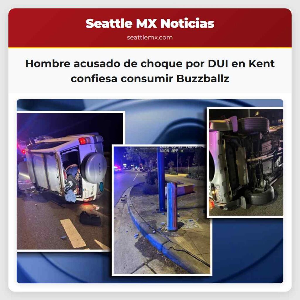 Hombre acusado de choque por DUI en Kent confiesa